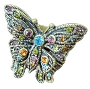Heidi Daus Butterfly Swarovski Crystal Ring